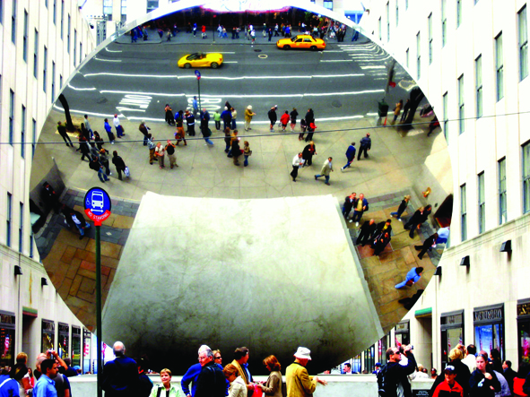Sky Mirror (at Rockefeller Center), Anish Kapoor,  2006.jpg