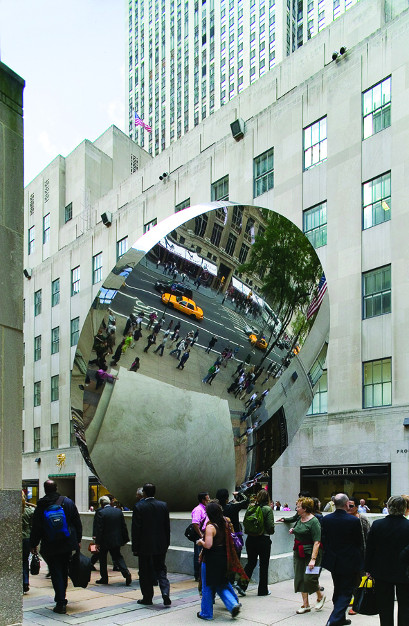 Sky Mirror (at Rockefeller Center), Anish Kapoor, 2006.jpg