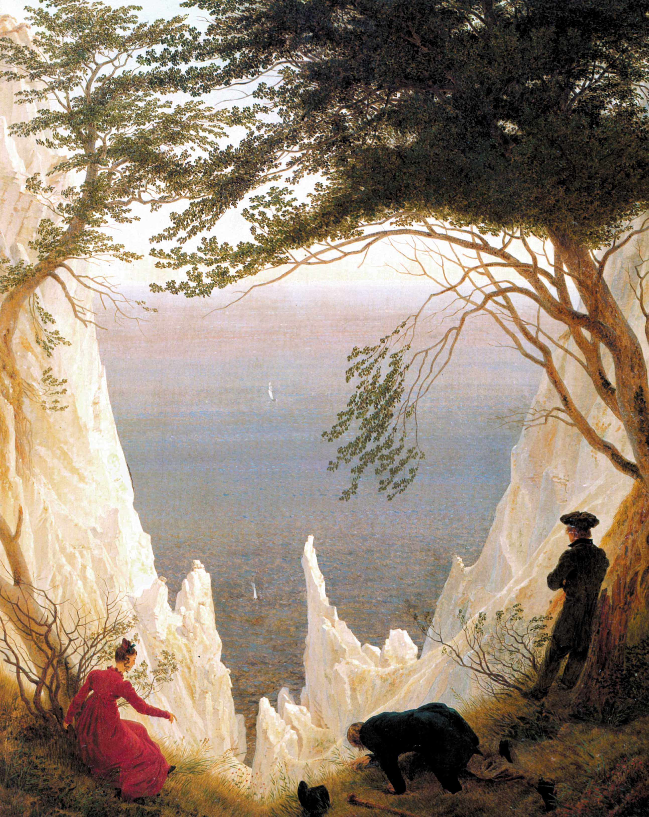 Caspar David Friedrich, Chalk Cliffs on Rügen, 1818-1819.jpg