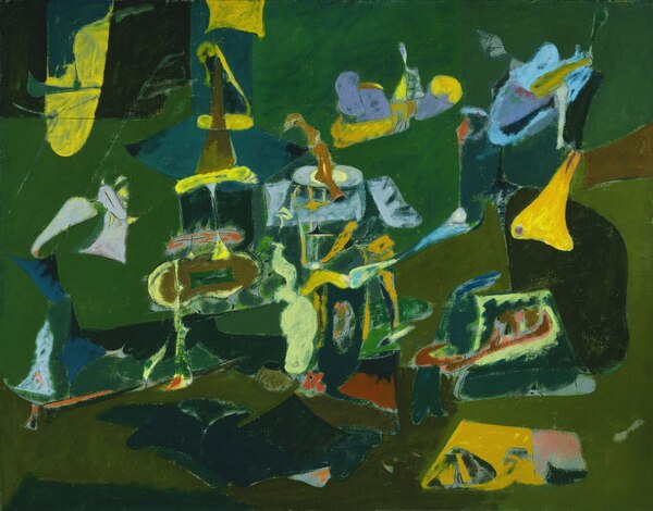 10Arshile Gorky, Dark Green Painting, c. 1948.jpg