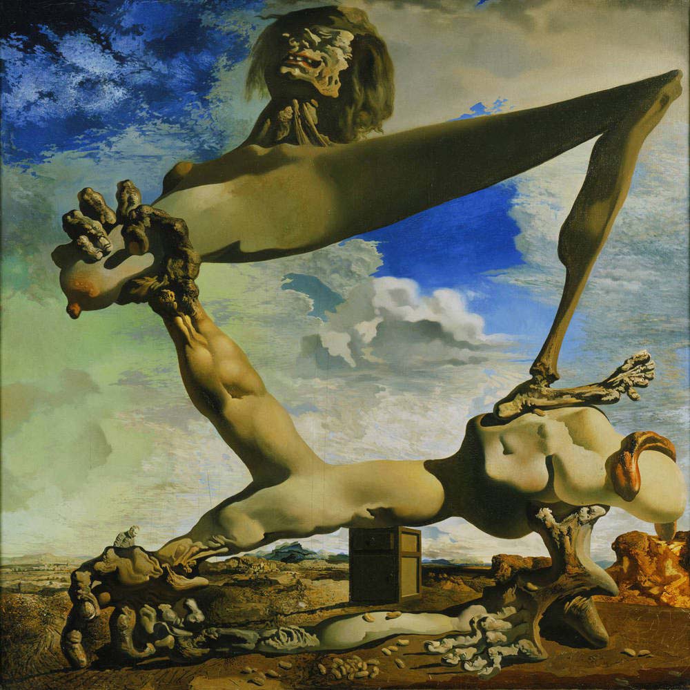 Salvador Dali, Soft Construction with Boiled Beans, 1936.jpg