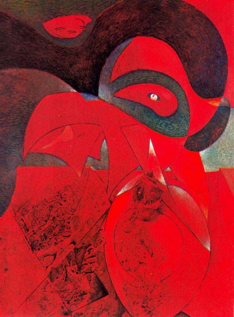 Max Ernst, Compendium of the history of the universe, 1953.jpg