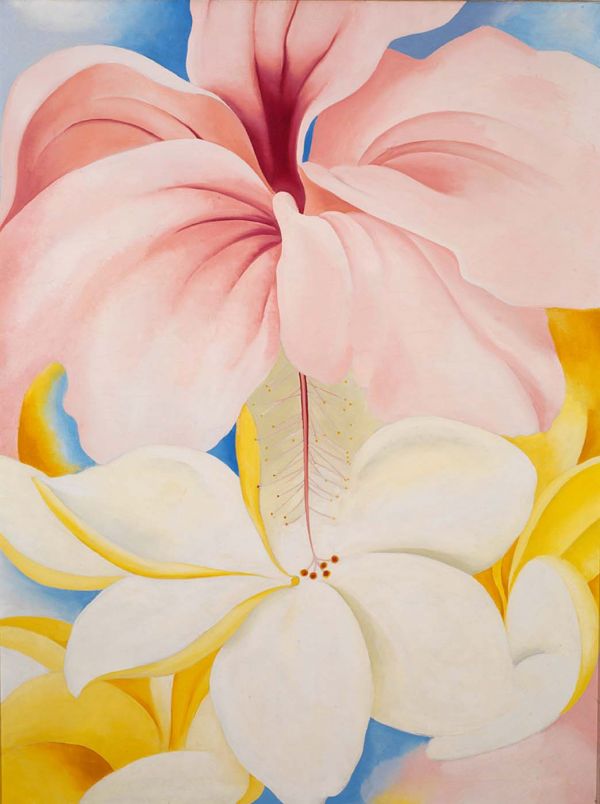 [크기변환]Georgia O'Keeffe, Hibiscus with Plumeria, 1939.jpg