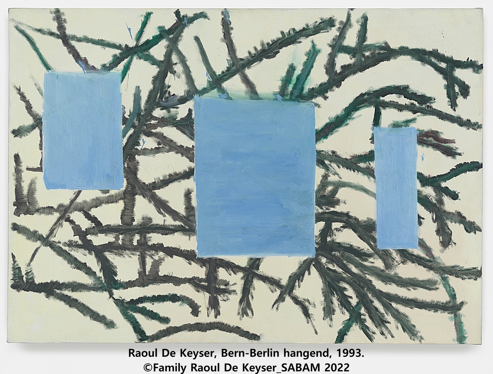 10-Raoul De Keyser, Bern-Berlin hangend, 1993. Collectie Kunst in Opdracht - Vlaamse Overheid ©Family Raoul De Keyser_SABAM 2022.jpg