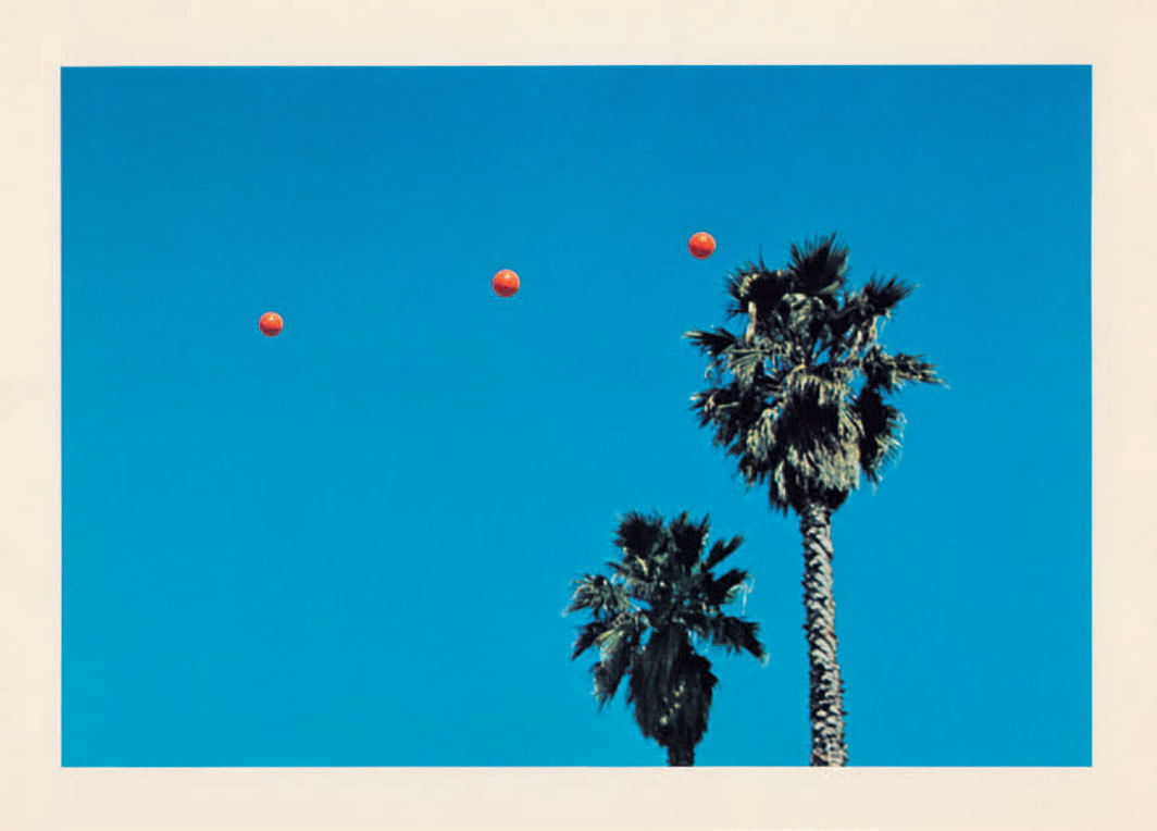 John Baldessari, Throwing Three Balls in the Air to Get a Straight Line (Best of Thirty-Six Attempts) (detail), 1973.jpg