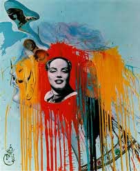 살바도르 달리, Self-Portrait (Photomontage with the famous 'Mao-Marilyn' that Philippe Halsman created at Dali's wish, 1972.jpg
