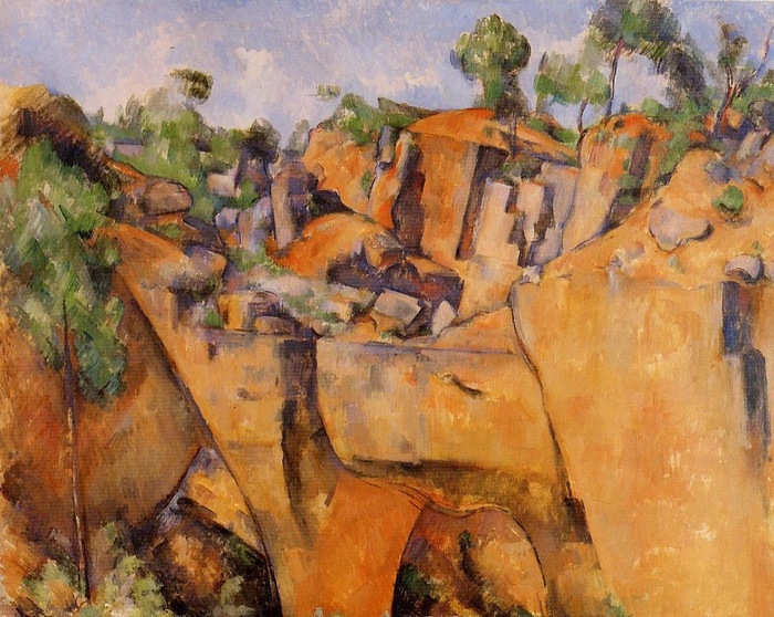 2Paul Cezanne, Bibemus Quarry, 1895.jpg