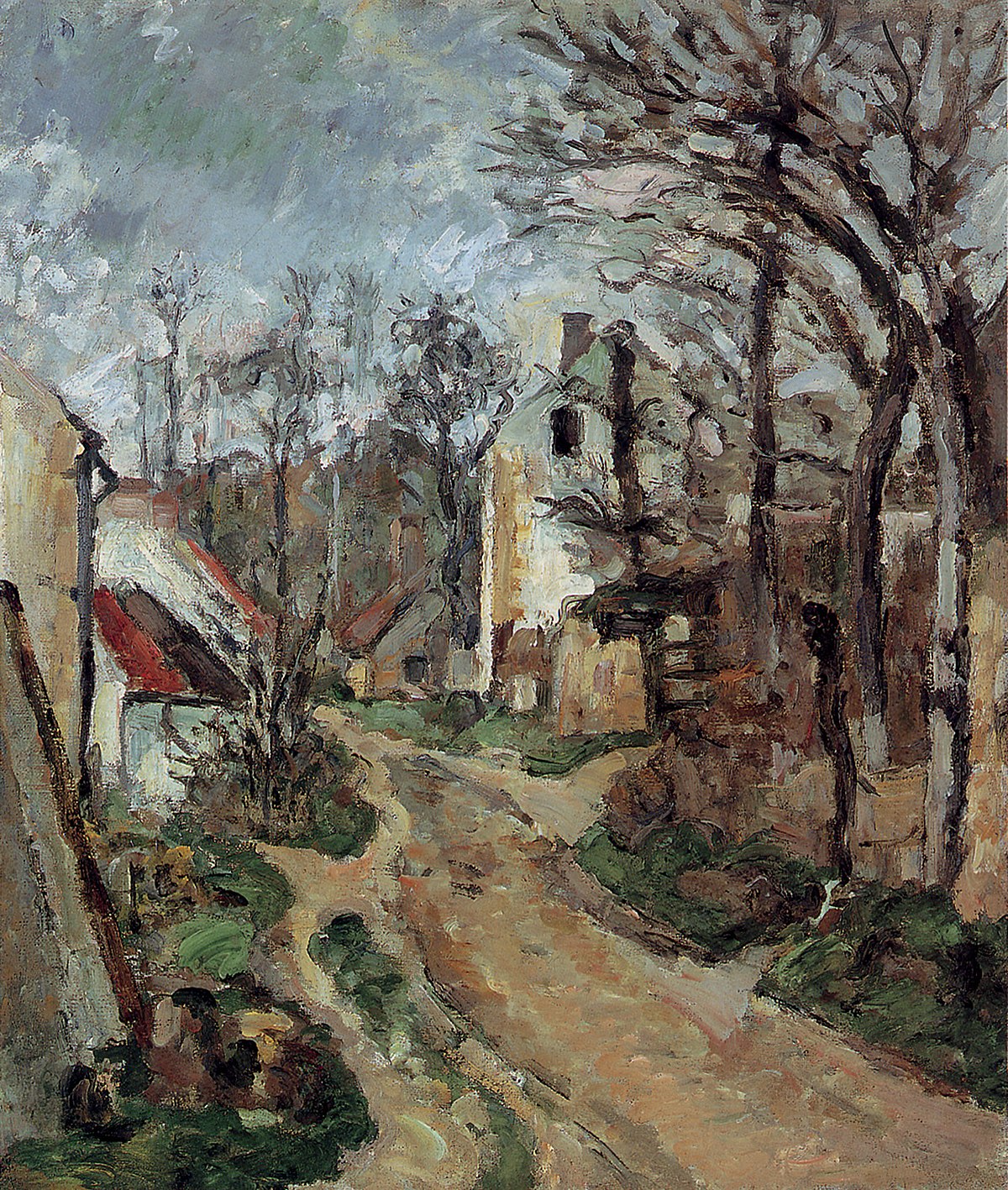 Paul Cezanne, Old Road at Auvers-sur-Oise, 1872-1873.jpg