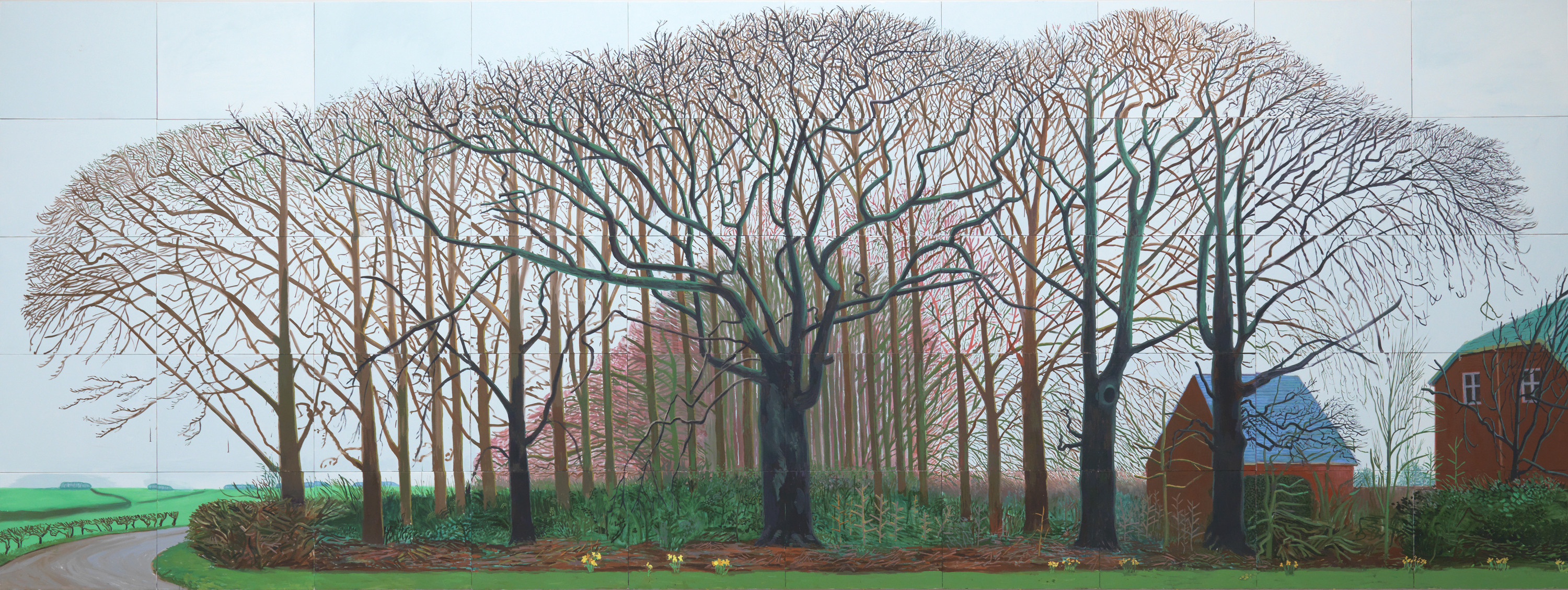 David Hockney, 와터 근처의 더 큰 나무들, 2007.jpg