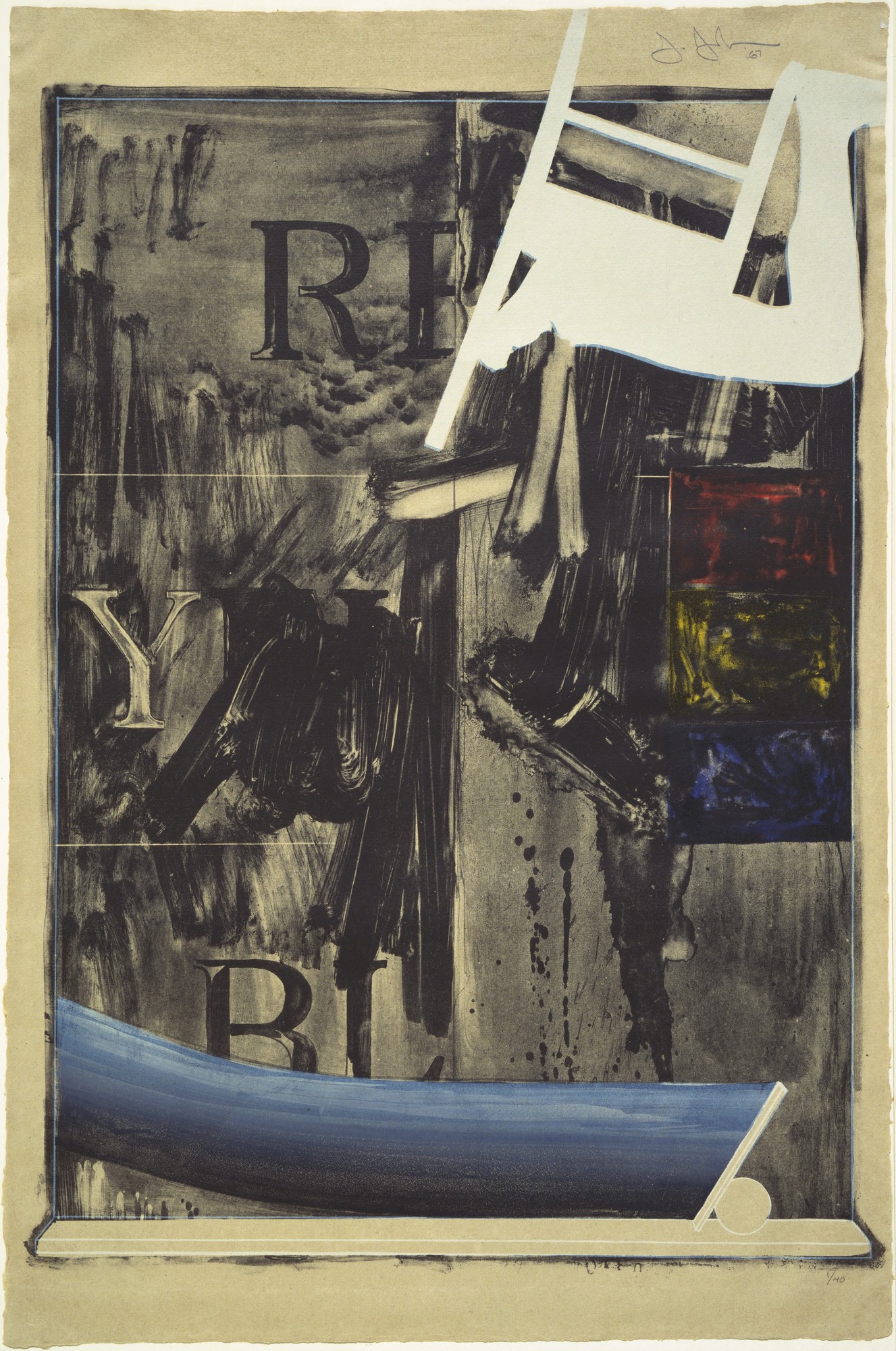 Jasper Johns, Watchman, 1967.jpg