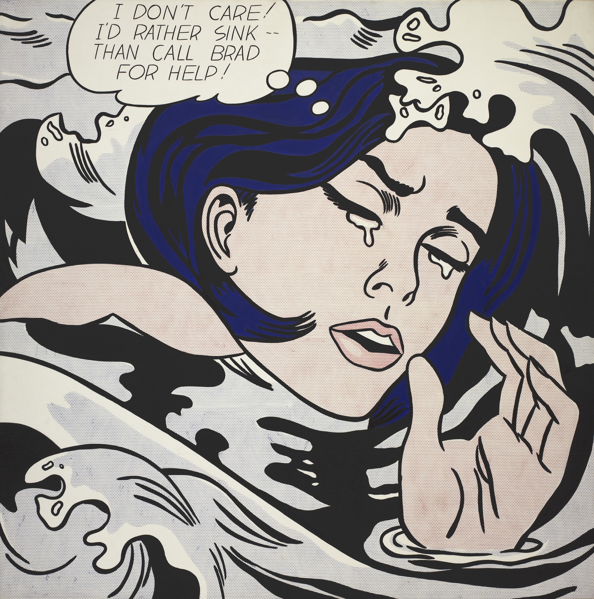 Roy Lichtenstein, Drowning Girl, 1963.jpg