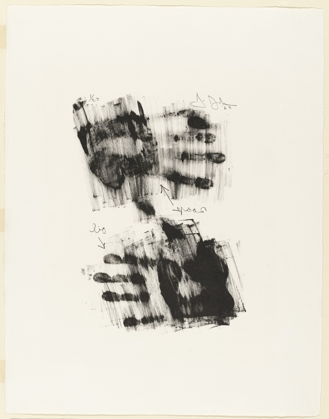 Jasper Johns, Hand, 1963.jpg