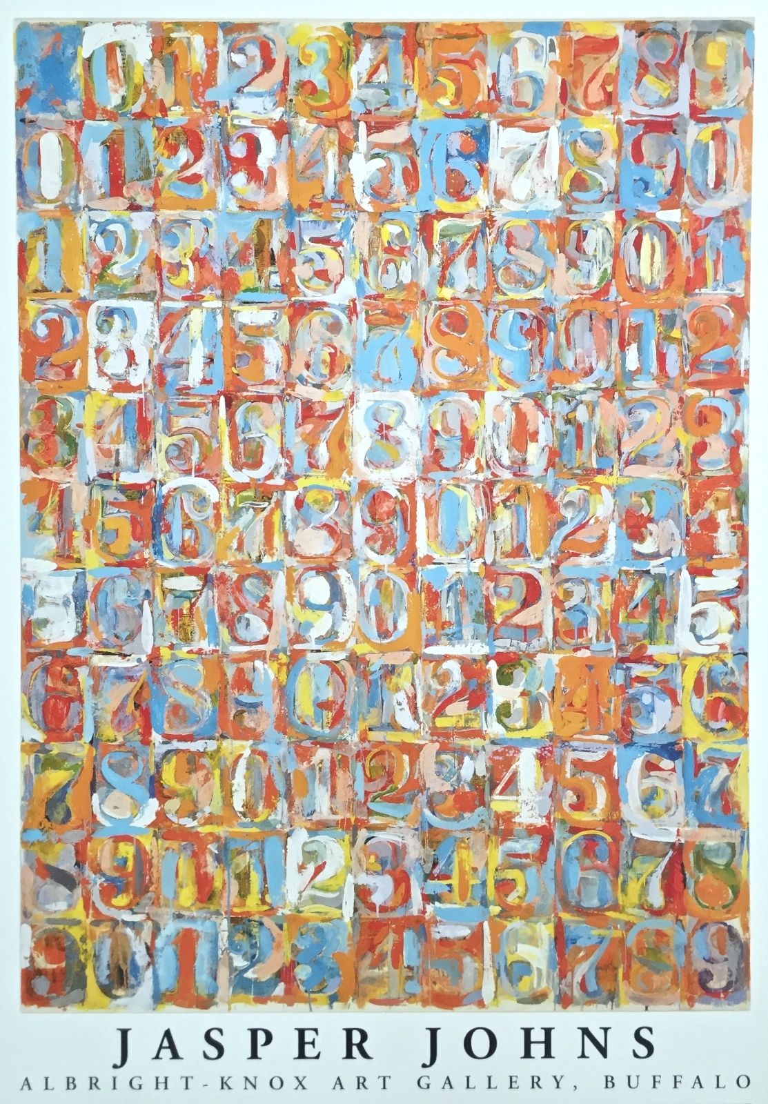 Jasper Johns, Numbers in Color, 1981 Exhibition Poster (LARGE).jpg