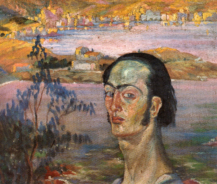 Salvador Dali, Self-portrait with the Neck of Raphael, 1921.jpg