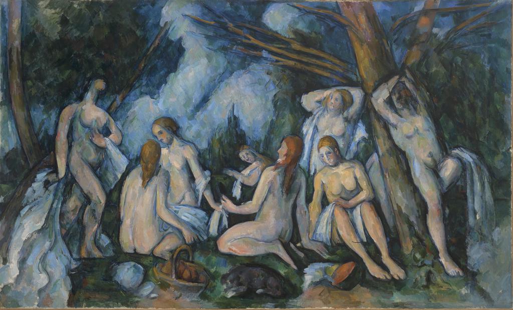 Paul Cézanne, The Large Bathers, 1895–1906. Barnes Foundation, Merion, Pennsylvania.jpg