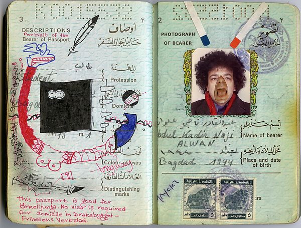 Abdul Kader El Janabi, Visa sans planète (Visa without a Planet), 1983-90.jpg